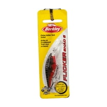 Berkley Flicker Shad Fishing Lure, Red Tiger, 3/16 oz
