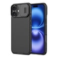 thumbnail image 1 of Funda Nillkin para iPhone 16 Plus de 6.7 pulgadas, cámara deslizante, negra, 1 of 6