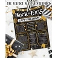 thumbnail image 3 of 60th Birthday Party Decorations for 60th Birthday (Sixty) - Remembering The Year 1965 - Party Supplies - Gifts for Men and Women Turning 60 - Back In 1965 Birthday Card 11x14 Unframed Print, 3 of 8