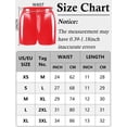 thumbnail image 7 of Aivtalk Womens Hot Short Pants PU Leather Booty Shorts Shiny Metallic Bottoms High Waisted Straight Leg Boyshort Panties Casual Streetwear Red XL, 7 of 7