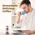 thumbnail image 3 of Molinillo de café manual Sincero con fresa cónica ajustable de acero inoxidable capacidad de 30 g, 3 of 4