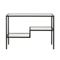 thumbnail image 3 of Evelyn&Zoe Lovett 22" Wide Rectangular Console Table, Blackened Bronze, 3 of 8