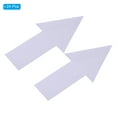 thumbnail image 3 of Unique Bargains Directional Arrow Sticker, 12' PVC Arrow Removable Adhesive Decals for Wall Floor Marking, White, 24Pack, 3 of 6