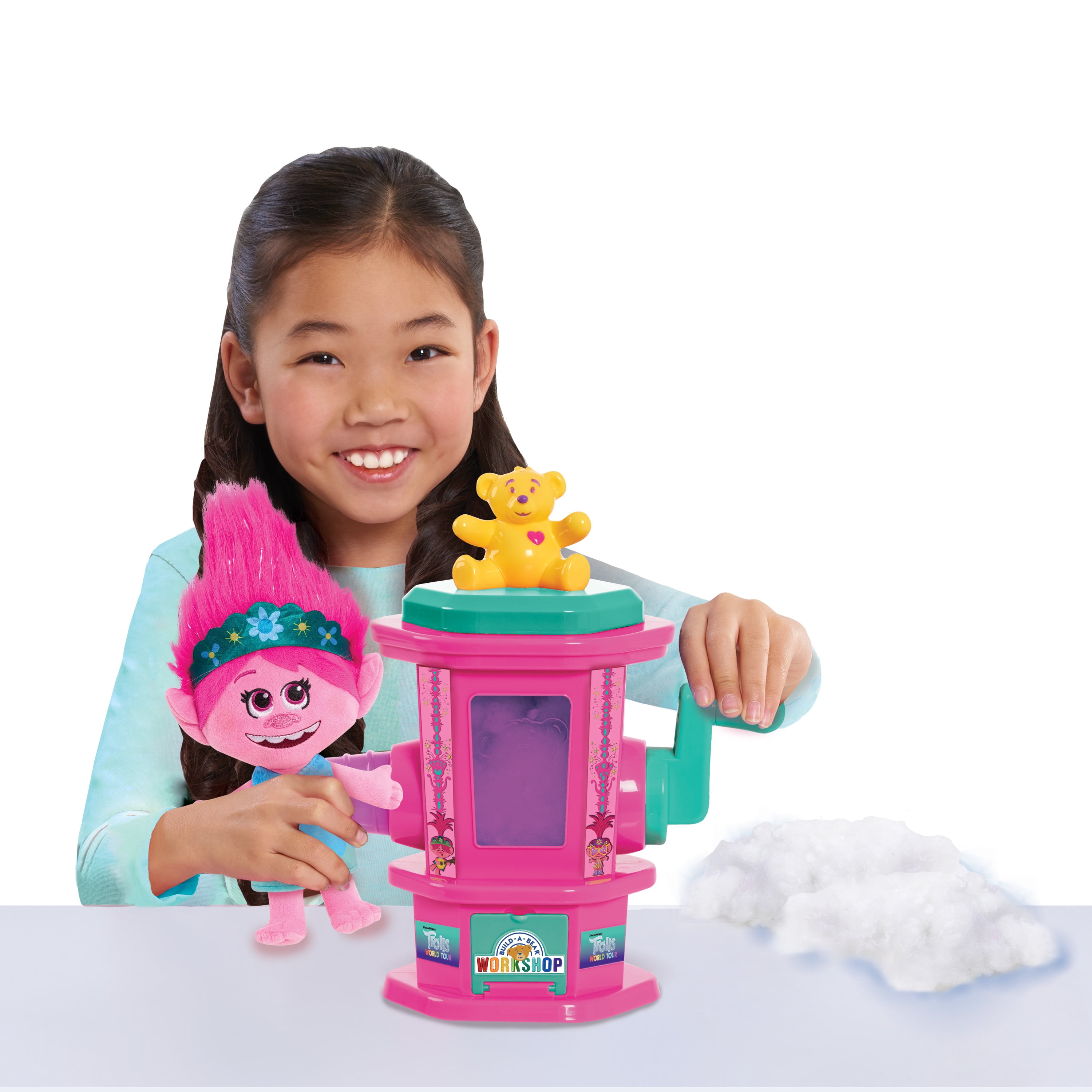 Trolls World Tour Build-A-Bear Stuffing Station,  Kids Toys for Ages 3 Up, Gifts and Presents