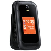 Consumer Cellular Iris, 8GB, Black - Flip Phone