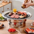 thumbnail image 3 of Grill Stove,Bbq Barbecue Round Inch Korean Bbq Barbecue Round Stove Korean Bbq Barbecue Net Picnic Bbq 13 Inch Korean Stove R Net Stove Table Net Mewmewcat Jinmie, 3 of 5