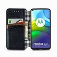 thumbnail image 5 of Étui pour Motorola Moto G9 Power à Rabat Portefeuille à Rabat Magnétique Protecteur - Noir, 5 of 5