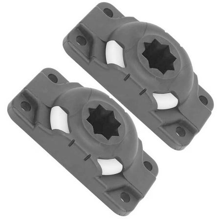 1X Inflatable Boat Kayak Rod Holder Mount Base with Screws Canoe Slide Rail-