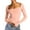 Pink, variant on UJNDER Women's Long Sleeve Crop Top Square Neck Double Lined Basic Slim Fit T Shirts for Women Casual Wear Wine S