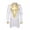 A-White612, variant on XIAONU Men Luxury Metallic Print African Dashiki Shirt Mandarin Collar Longline Ethnic Tunic Top Traditional Festival Wear Shirts