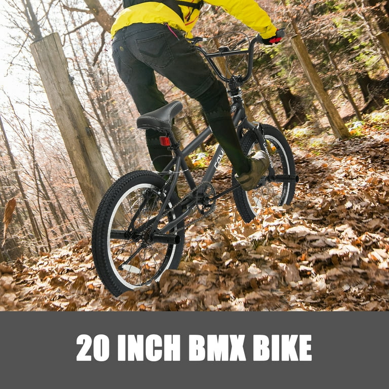 Ktaxon 20in BMX Bike, Beginner Trick Bicycle with Hi-Ten Steel