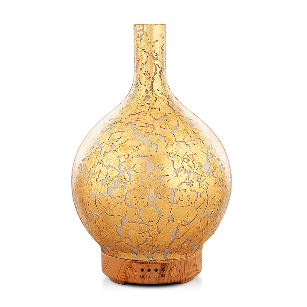Porseme 100ml Essential Oil Diffuser Gold Plated Glass Aromatherapy
