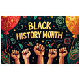 thumbnail image 5 of LUUFILx Black History Month Banner Background Backdrop Celebration Party Decorations Event Supplies Photography Props African American Heritage Display, 5 of 8