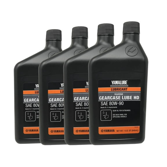 Yamaha Genuine OEM Gearcase Lube HD ACC-GLUBE-HD-QT - 4 Pack