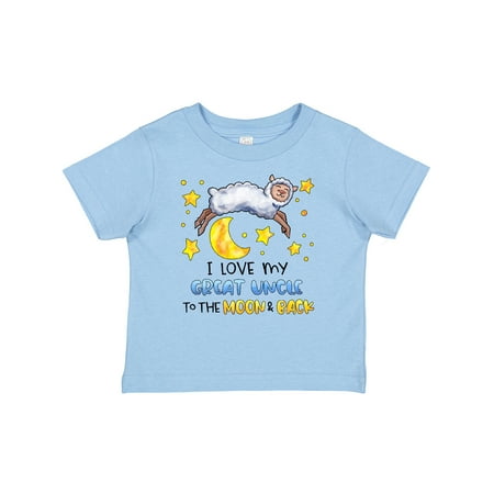 

Inktastic I Love my Great Uncle to the Moon and Back Cute Sheep Boys or Girls Baby T-Shirt
