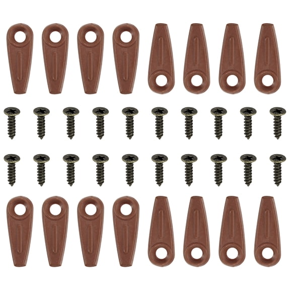 Uxcell 200Pcs Photo Frame Turn Button Fasteners 200Pcs Screws Turn Button Fasteners Set for Hanging Pictures, Brown