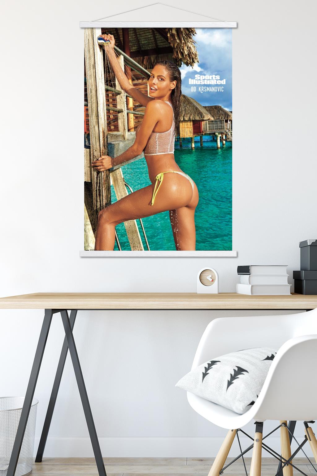Sports Illustrated: Swimsuit Edition - Bo Krsmonovic 16 Wall Poster with Magnetic Frame, 22.375" x 34"