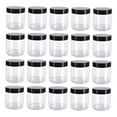 thumbnail image 1 of Tarro para mascotas con tapa redonda apilable, reutilizable, ligero, transparente, latas de cocina para 20 piezas 300ml, 1 of 9