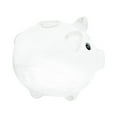 thumbnail image 2 of perfk Glass Pig Piggy Bank Money Saving Jar Cute Piggy Bank for Entrance Bar Decor Transparent, 2 of 10