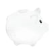 thumbnail image 2 of Alcancía de cristal con forma de cerdito, con forma de animal, para ahorrar dinero, de cristal, bonita. Transparente, 2 of 9