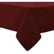 Autumn Vine 60 Inch x 84 Inch Oblong Tablecloth in Wine Damask