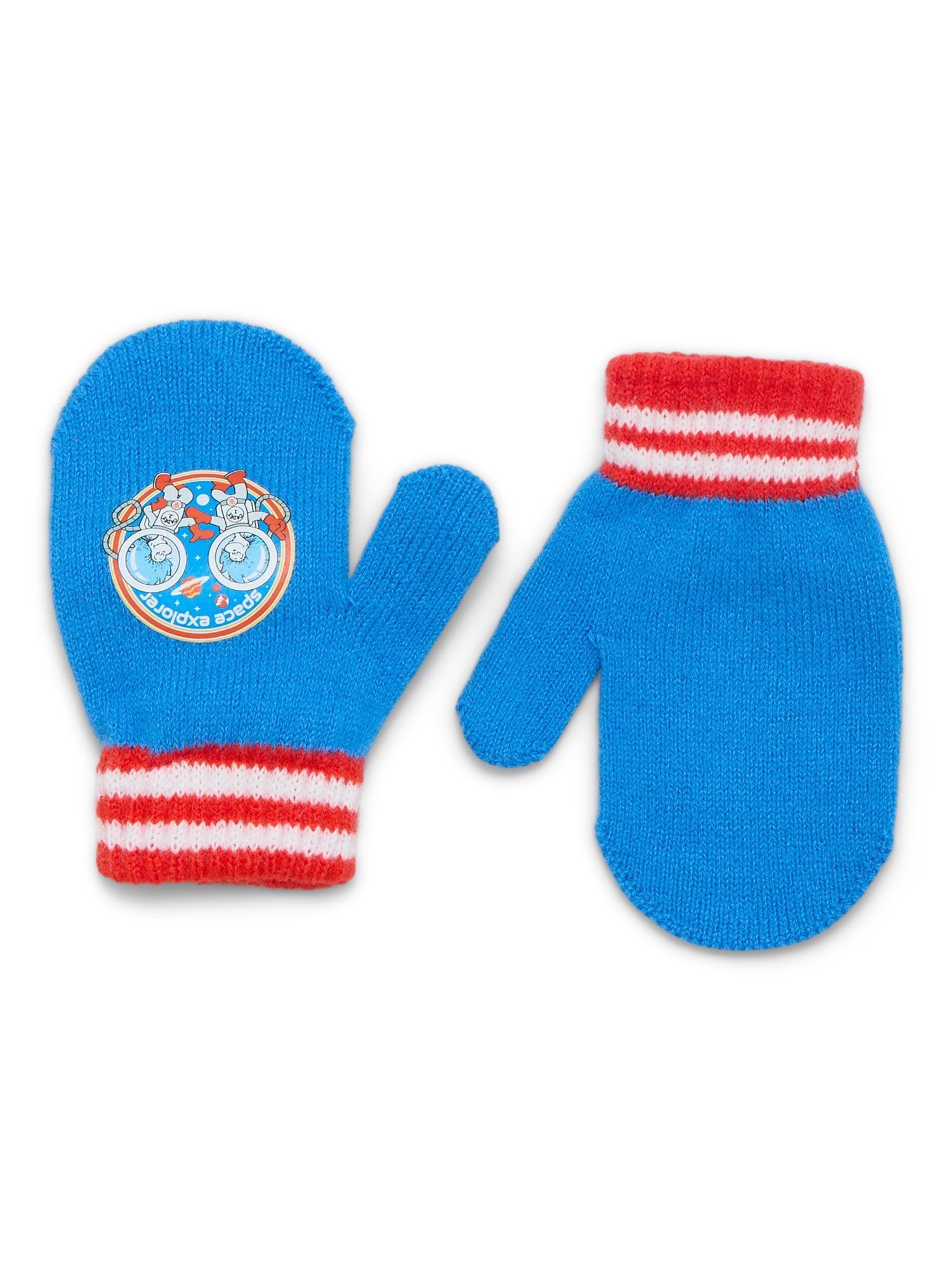 Dr. Suess Thing 1 and Thing 2 Toddler Beanie and Gloves Set, 3-Piece