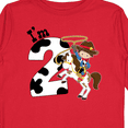 thumbnail image 4 of Inktastic I'm Two-cowboy Riding Horse Birthday Boys Long Sleeve Toddler T-Shirt, 4 of 5
