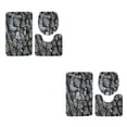 thumbnail image 3 of Maytalsory 1/2/3/5 Comfortable And Durable Bath Rug - Enjoy Luxurious Bath Experience Fashionable Fashion Bath Mat Set Treeline04 2PCS, 3 of 6