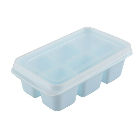

Ice Tray Safe Reliable Food Grade PP Soft Elasticity Ice Tray With Lid For Kitchen Blue White Light Blue Dark Blue