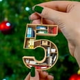thumbnail image 4 of OAVQHLG3B Christmas Number Letter Shaped Book Ornament, Book Lovers Librarian Ornament, Gift for Her Librarian Book Ornament, Lover Bookworm Acrylic Ornament,Book Lover Gift, 4 of 5