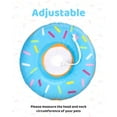 thumbnail image 4 of Adjustable Cat Recovery Collar, Cute Cat Donut Collar, Soft Cone Collars for Cat, Wound Healing Protective Cone After Surgery Elizabethan Collars for Kitten Pets, 4 of 7