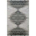 thumbnail image 6 of 7' X 10' Black and Silver Geometric Power Loom Area Rug, 6 of 8