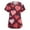 Watermelon Red #039, variant on Valentine Day Scrub Tops for Woman Love Heart Print Short Sleeve Quick Dry Workwear V Neck Cute Medical Scrubs with Pockets Pink M