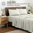 thumbnail image 2 of Bare Home Pillowcase Set - Envelope Closure - Premium 1800 Collection - Double Brushed - Ultra Soft - Queen Size, Cream, 2 Count, 2 of 6