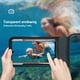 thumbnail image 4 of Funda impermeable para teléfono para playa y natación | Bolsa estanca subacuática IPX8 con cordón | Compatible con teléfonos de hasta 7,5 pulgadas | Pantalla táctil | Para kayak, snorkel y parques, 4 of 9