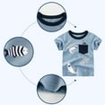 thumbnail image 4 of oqasdz Toddler Kids Boys T Shirts Prints Round Neck Breathable T Shirt Outdoor Play Comfortable Tee Tops, Size 2-3 Years, 4 of 8