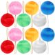 thumbnail image 4 of 30Pcs Bola de hilo de seda Colgante de Navidad colorido Decoración de bola de nieve (Color aleatorio), 4 of 8