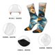 thumbnail image 5 of Fotbe Cute Sunflower Blue Duck Calcetas Largas con Estampado para Hombre y Mujer – Calcetas de Compresión Transpirables y Elásticas, Viajar y Uso Diario Talla 5-11, 5 of 6