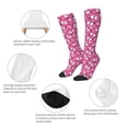 thumbnail image 6 of Fotbe Love Dog print Women's Men's Novelty Crew Socks Cotton Socks Knee High Socks for Walking,Running,Nurses,Pregnancy, 6 of 9