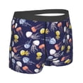 thumbnail image 4 of Uemuo Colorful Jellyfish Pattern Men's Boxer Briefs,Trunk Anti-Chafing,Comfortable, Durable, and Stylish Underwear-, 4 of 9