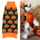 thumbnail image 5 of Suéter De Halloween Para Mascotas, Suave Y Cómodo, Suéteres Para Perros De Color Negro Y Naranja, Fibra Acrílica, Cara Sonriente De Calabaza Múltiple, Cálido Para Uso Diario, 5 of 7