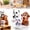 3PCS Mixed, variant on Clip-on Mini Fan for Cup & Bowl, Cute Animal Shaped Personal Bowl Clip Fan, Portable USB Rechargeable Cup Holder Fans, 3-Speed Air-Blowing Cooling Desk & Kitchenfan for Hot Food Drinks (1PC Monkey)