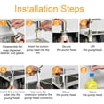 thumbnail image 3 of BTideas Dispensador de Jabón para Fregadero de Cocina, Dispensador de Jabón para Platos de Encimera con Tubo de Extensión de 47", Negro, 3 of 7