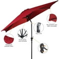 thumbnail image 4 of Costway Parasol de Patio 10 Pi pour l'Extérieur avec Support de Parasol Rond Robuste de 59 Lb, 4 of 9