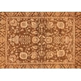 thumbnail image 1 of Ahgly Company Machine Washable Indoor Rectangle Oriental Orange Traditional Area Rugs, 2' x 4', 1 of 4