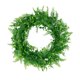 thumbnail image 2 of Corona de eucalipto artificial para la puerta principal - Decoración verde de hojas sintéticas de 18 pulgadas para decoración interior y exterior durante todo el año, 2 of 6