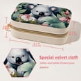 thumbnail image 5 of Koala Velvet Travel Organizer with Removable Compartment - Portable Jewelry Necklace Organizer Box - Gift, 5 of 7