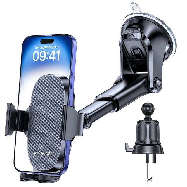 Soporte para teléfono de coche Miracase 3 en 1 para iPhone Samsung
