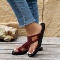 thumbnail image 7 of Willtoo Womens Orthopedic Sandals Slip on Non Slip Arch Support Summer Flat Sandals Wide Walking Shoes 2026 Comfortable Foam Shoes, 7 of 7