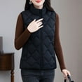 thumbnail image 4 of AUNVITO Women’s Thermal Fleece Vest Sleeveless Full-Zip Cardigan Casual Loungewear, 4 of 9